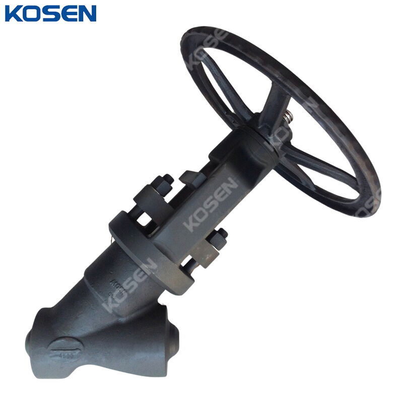 Class 4500 LB Y Globe Valve, API 602, ASTM A105N, PSB, BW
