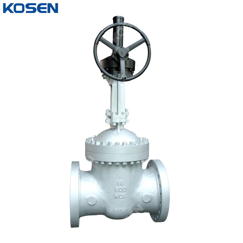 ASTM A217 WC6 Wedge Gate Valve, API 600, 16 IN, CL600, OS&Y