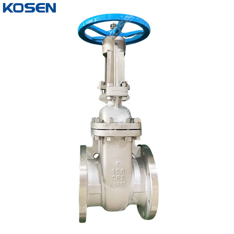 ASTM A351 CF8 Wedge Gate Valve, API 600, 6 Inch, 150 LB, RF