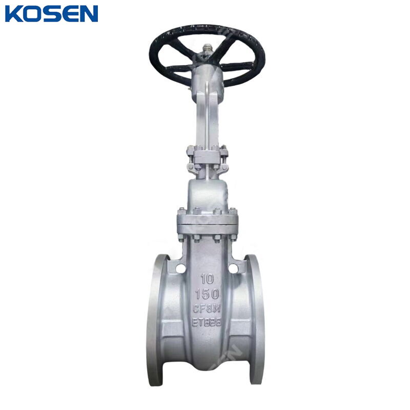 ASTM A351 CF8M Gate Valve, API 600, 10 Inch, 150 LB, OS&Y