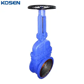 DIN 3352 F4 Gate Valve, GS-C25, DN400, PN16, Rising Stem, RF