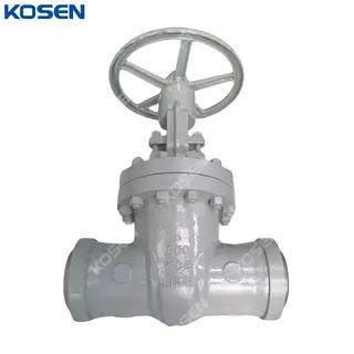 API 600 Gate Valves, ASTM A216 WCB, 6 IN, CL600 LB, BW Ends