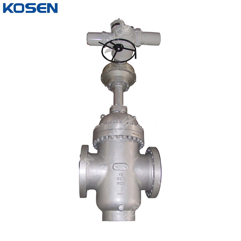 Electric Through Conduit Gate Valve, A216 WCB, 16 IN, CL600