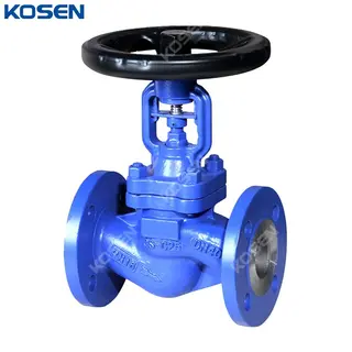 DIN 3356 Bellows Sealed Globe Valve, GS-C25, DN40, PN16, RF