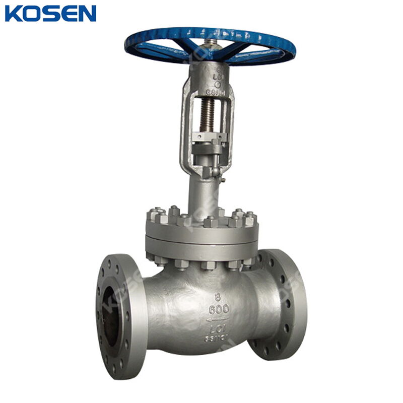 ASTM A352 LC1 Cryogenic Globe Valve, BS 1873, 8 Inch, CL600