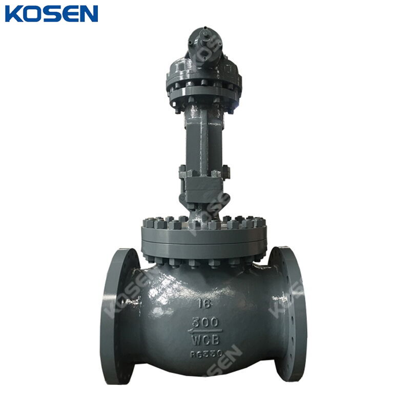 BS 1873 Globe Valve, ASTM A216 WCB, 16 Inch, CL 300 LB, OS&Y