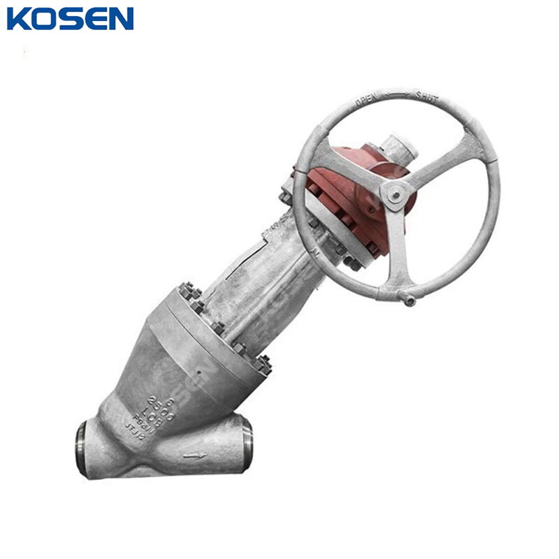 Y Pattern PSB Globe Valve, BS 1873, A352 LCB, 6 IN, CL2500