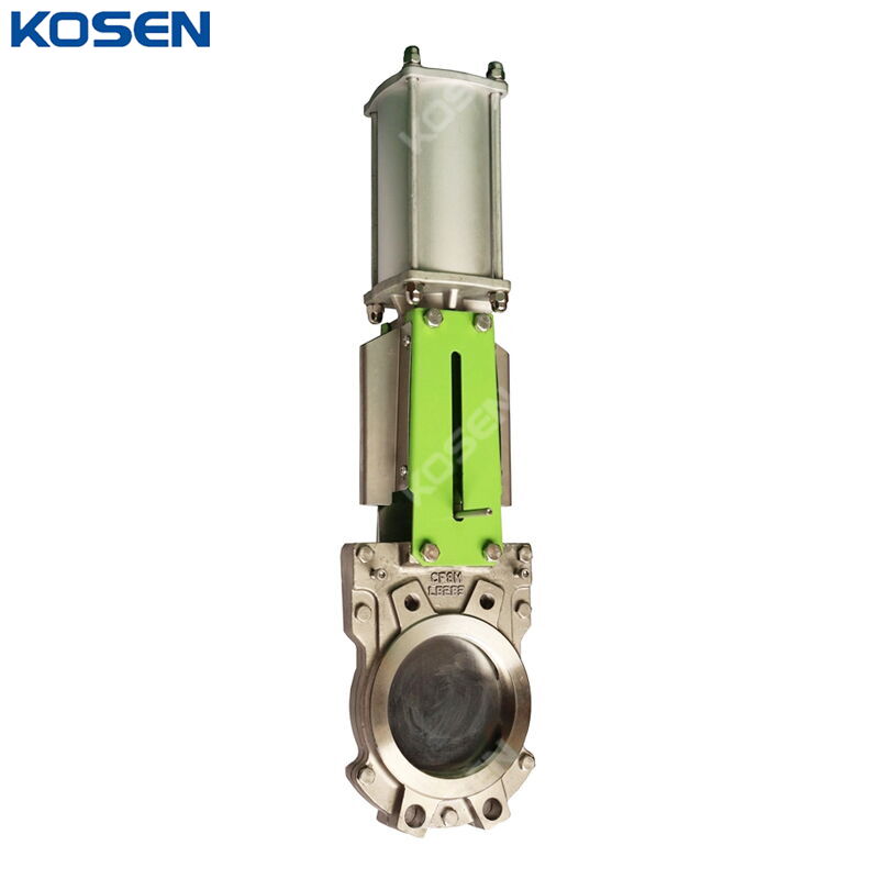ASTM A351 CF8M Knife Gate Valves, 6 Inch, 150 LB, Pneumatic