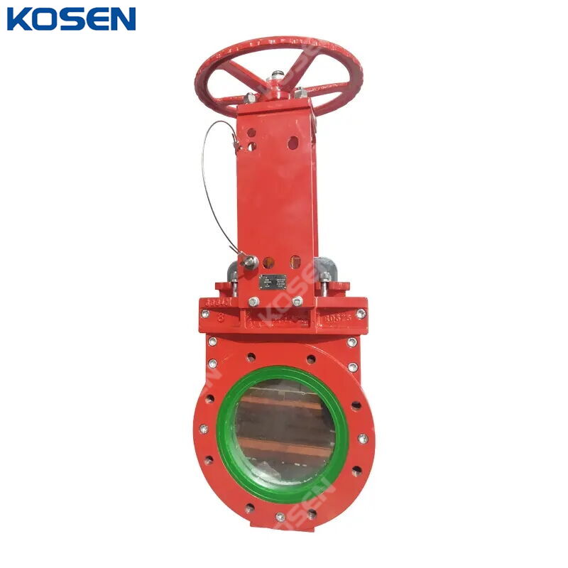 Full PU Lined Knife Gate Valve, GGG40, 8 Inch, 150 LB, DN200