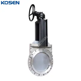 ASTM A351 CF8M Knife Gate Valves, DN400, PN10, Bidirectional