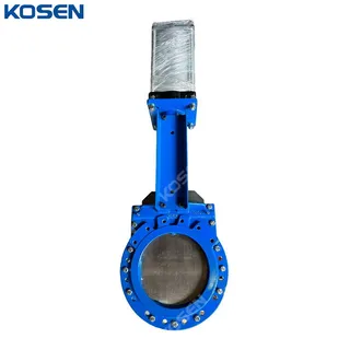 Pneumatic Knife Gate Valve, GGG40, DN350, PN10, 14 IN, CL150