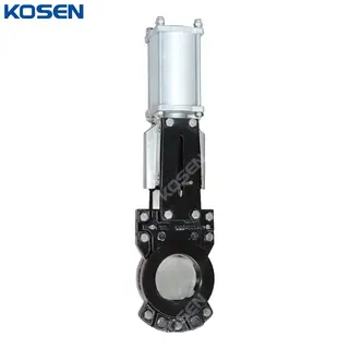 Pneumatic Knife Gate Valve, Ductile Iron GGG40, 4 IN, CL150