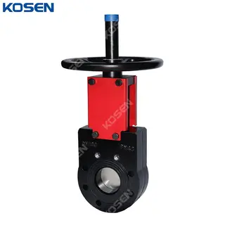 High Pressure Knife Gate Valve, A216 WCB, DN100, PN40, Wafer