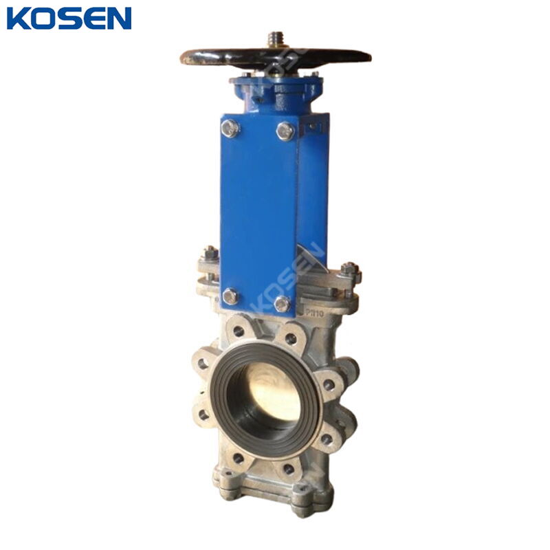ASTM A351 CF8M Slurry Knife Gate Valve, DN100, PN10, Lug End