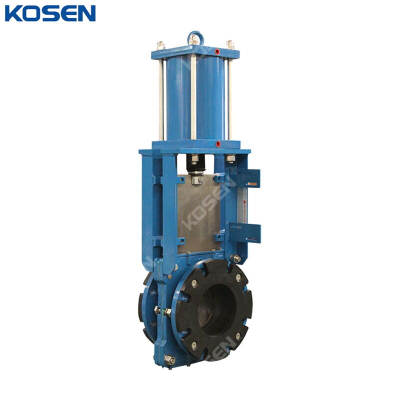 Flanged Slurry Knife Gate Valve, Ductile Iron GGG40, 4 Inch