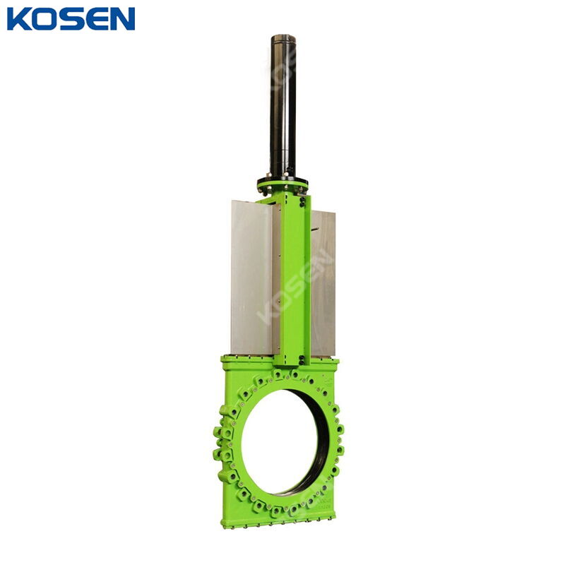 Hydraulic Slurry Knife Gate Valve, DI, GGG40, 24 IN, 150 LB