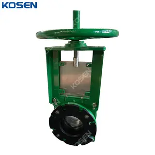 Manual Slurry Knife Gate Valve, Ductile Iron GGG40, 6 Inches