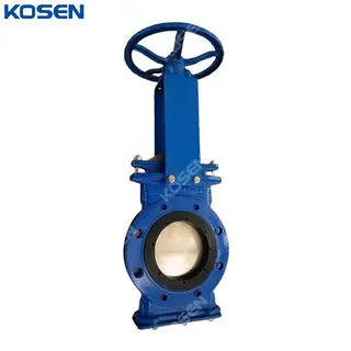 Wafer Knife Gate Valve, Ductile Iron, GGG40, DN150, Slurry