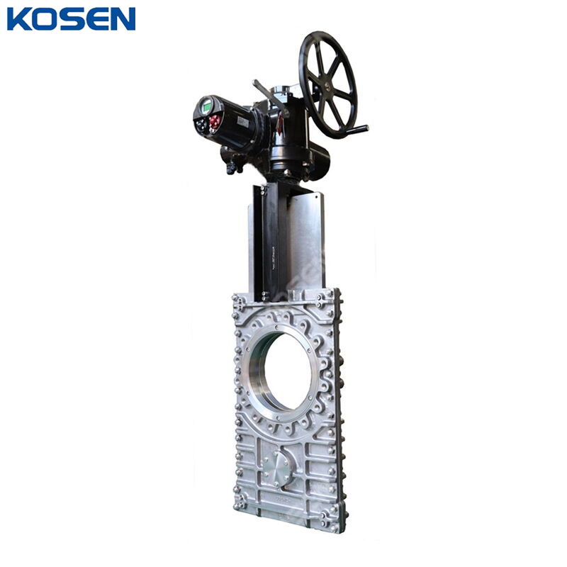 Electric Actuated Knife Gate Valve, A351 CF8, 16 IN, CL150
