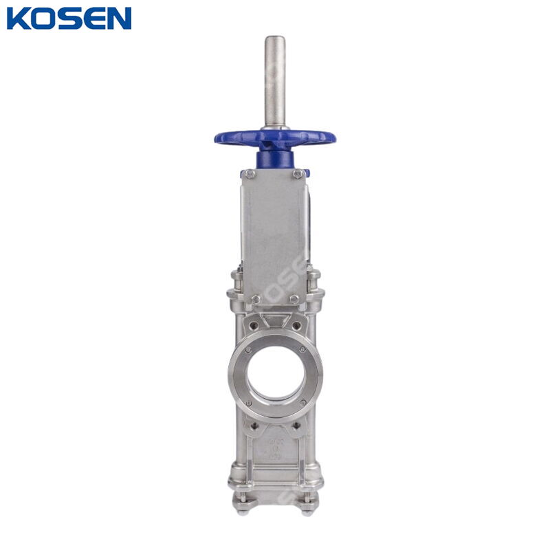 PTFE Seated Knife Gate Valve, A351 CF8M, DN50, PN10, 2 Inch