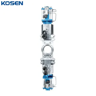 Pneumatic Actuated Knife Gate Valves, A351 CF8M, DN50, PN10