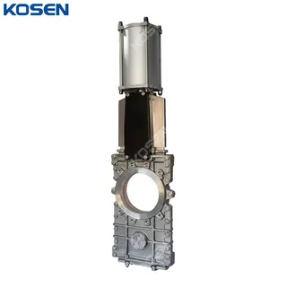 O-Port Knife Gate Valve, A351 CF8, 12 IN, CL150, Pneumatic