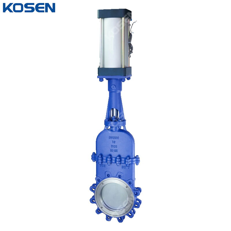 Bolted Bonnet Knife Gate Valves, ASTM A216 WCB, DN200, PN16