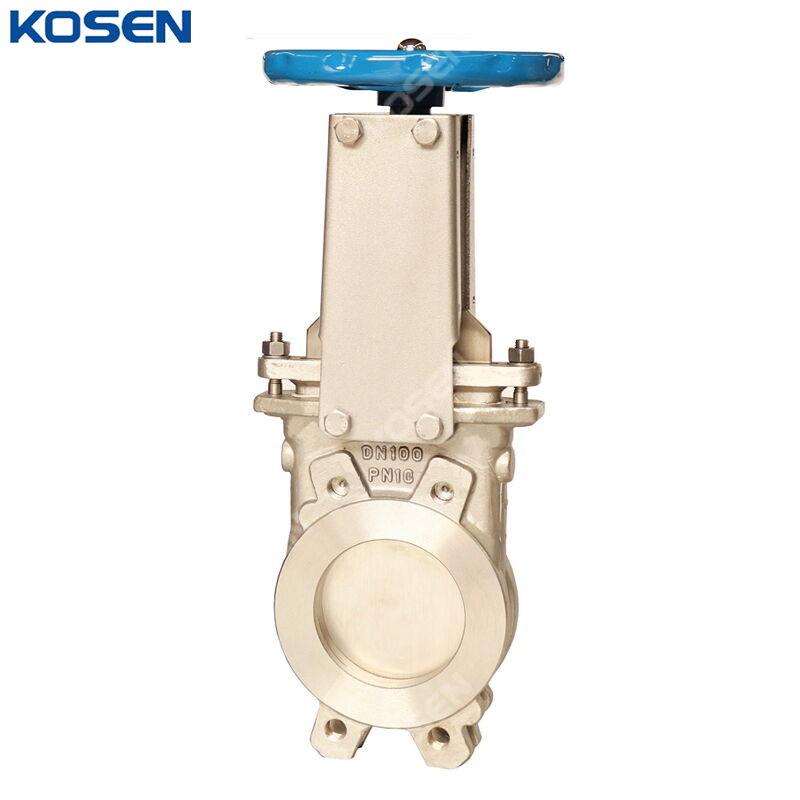 Non-rising Stem Knife Gate Valve, ASTM A351 CF8, DN100, PN10