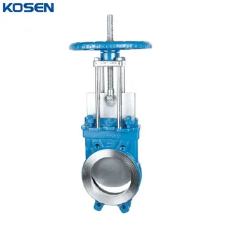ASTM A216 WCB Knife Gate Valve, DN150, PN16, Unidirectional