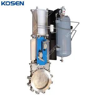 Pneumatic Knife Gate Valves, A351 CF8M, 10 Inch, 150 LB, Lug