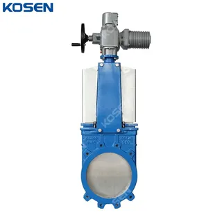 Electric Actuated Knife Gate Valves, GGG40, DN300, PN10, Lug