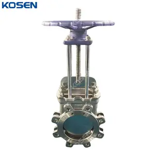 Rising Stem Knife Gate Valve, CF8M, PN10, Lug, Unidirectional