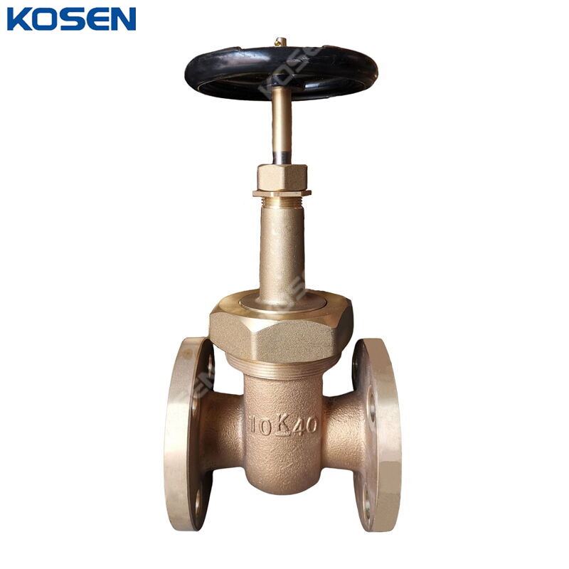 JIS F7368 Marine Gate Valve, BC6, 40A, 10K, 1-1/2 Inch, NRS