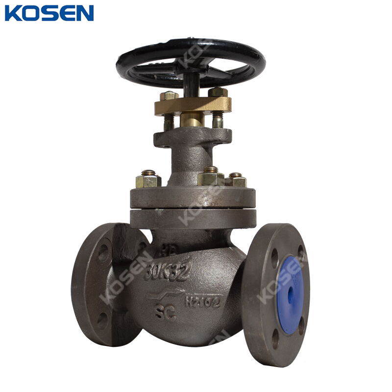 JIS SC450 Globe Valve, JIS F7340, 32A, 30K, 1-1/4 Inch, RF