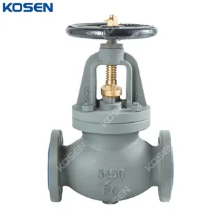 Cast Iron FC200 Globe Valve, JIS F7305, 50A, 5K, 2 IN, FF