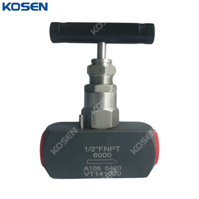 ASTM A105 Needle Valve, 1/2 Inch, 6000 PSI, DN15, FNPT Ends
