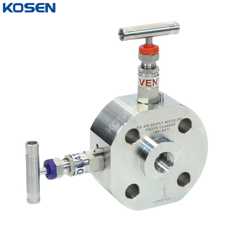EEMUA 182 Monoflange Valve, A182 F316, 600 LB, SBB, Threaded