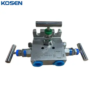 SS 316 Manifold Valve, 3 Way, 1/2 Inch, 6000 PSI, FNPT End