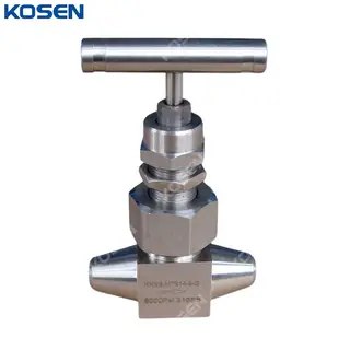 High Pressure Needle Valve, Stainless Steel 316, 6000 PSI, BW