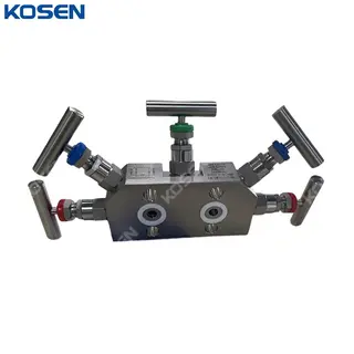 5 Way Manifold Valve, SS 316, 1/2 Inch, 6000 PSI, FNPT Ends