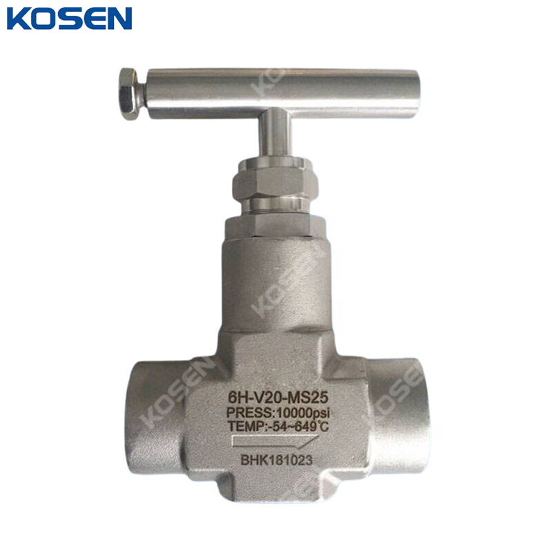 SS 316 Needle Valve, 10000 PSI, Custom Sizes, SW Ends
