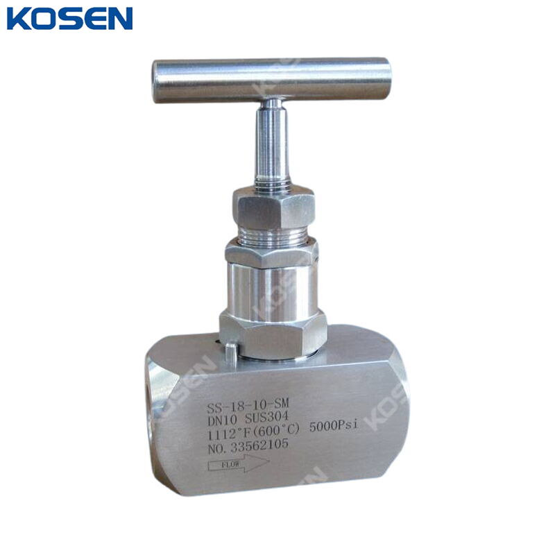 SUS 304 Needle Valve, 5000 PSI, DN10, 3/8 IN, Soft Seal, SW