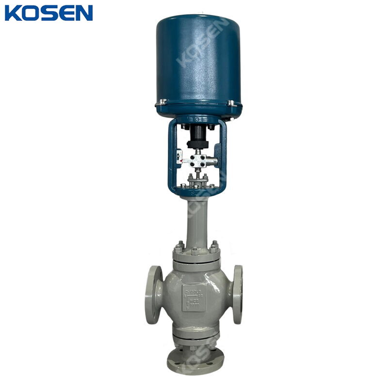 Electric Three Way Control Valve, ASTM A216 WCB, 2 IN, CL150