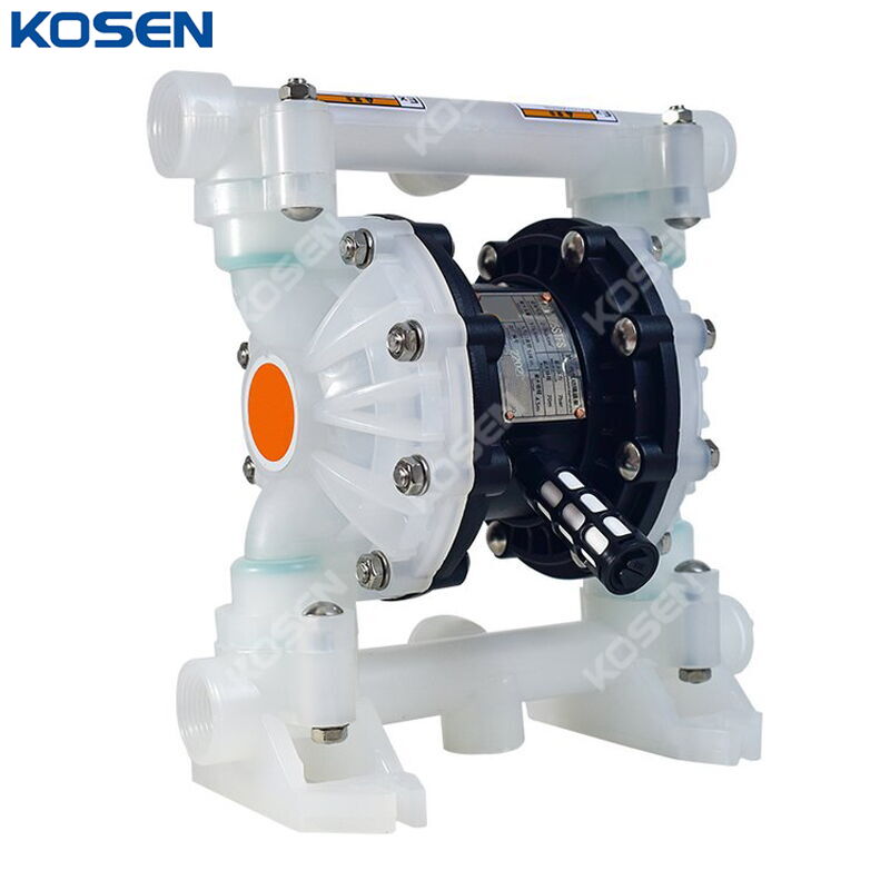 Plastic Diaphragm Pump, PP, PVDF, PTFE, DN10-DN125, Threaded