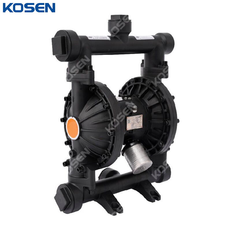 Pneumatic Actuated Diaphragm Pump, Aluminum Alloy, Threaded