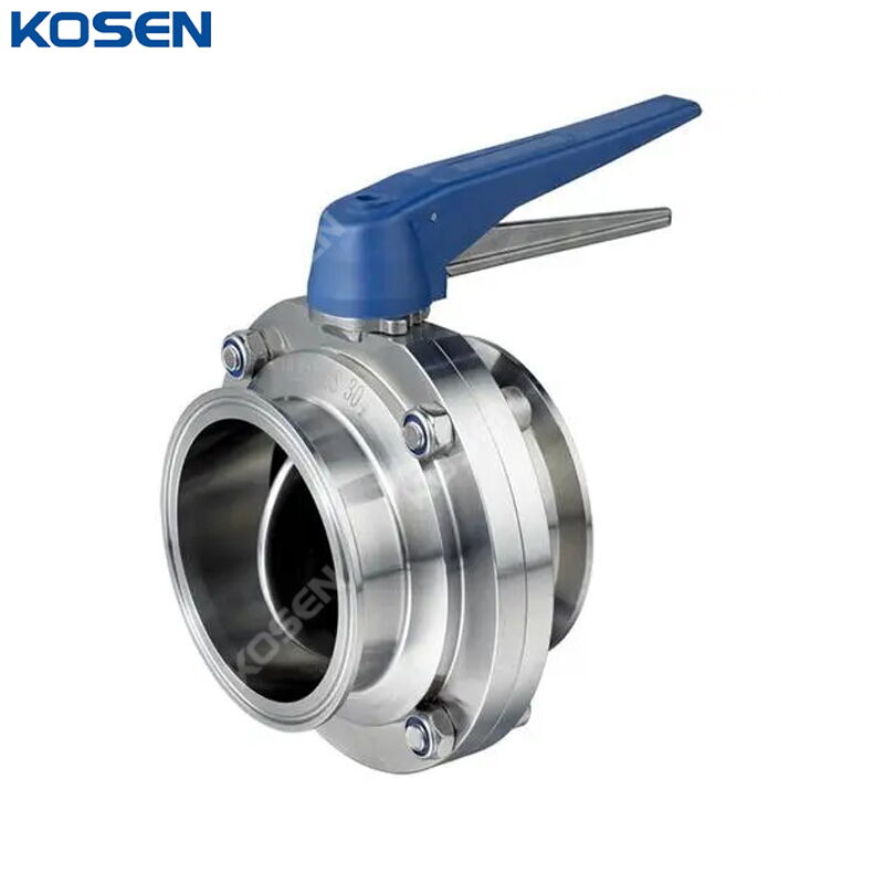 Sanitary Butterfly Valve, SUS304, SUS316L, 1-6 IN, 150 LB