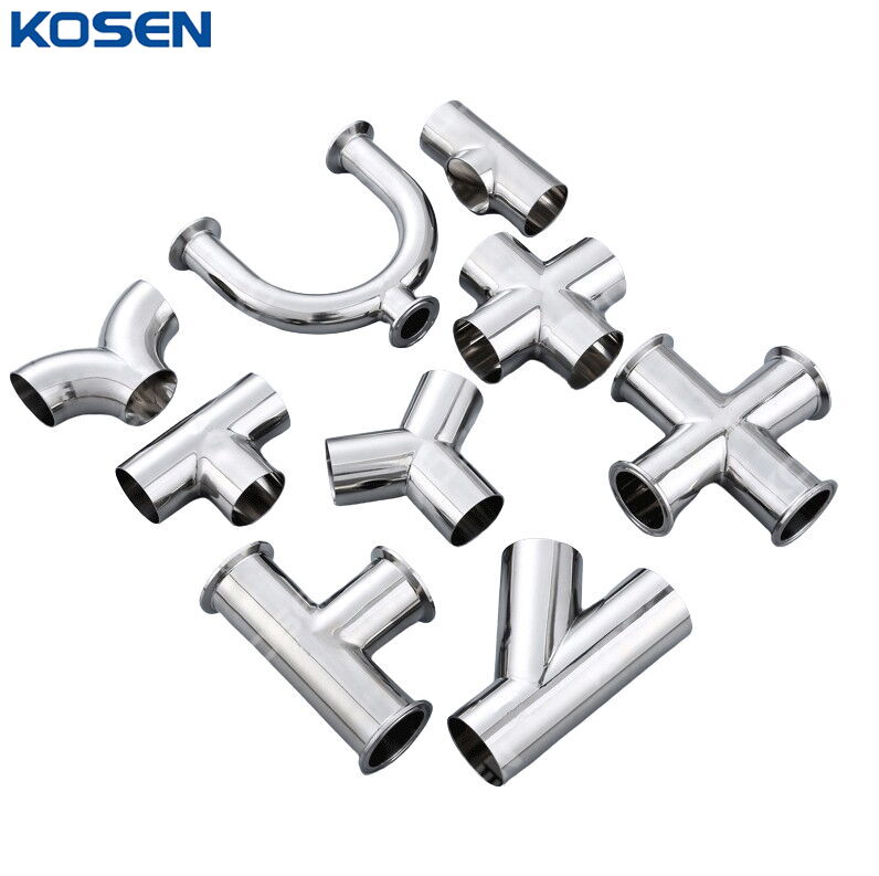 Sanitary Pipe Fittings, SS 304/304L/316/316L, DN10-DN150