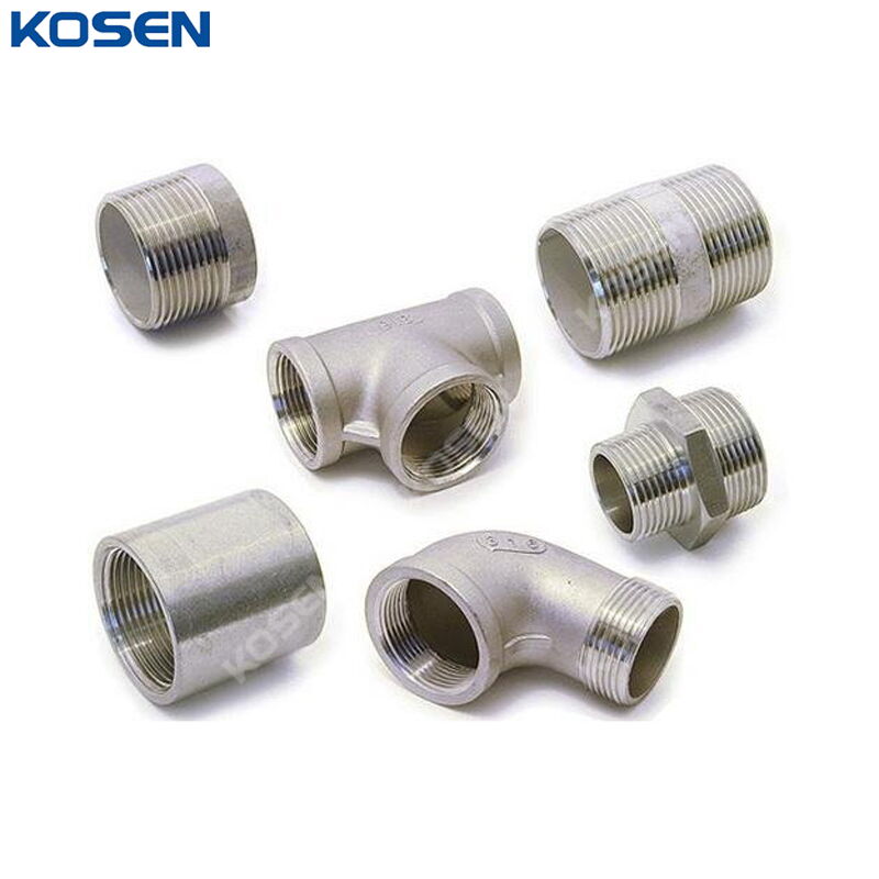 Stainless Steel Screwed Fittings, A351 CF8/CF8M, 1/8-4 Inch