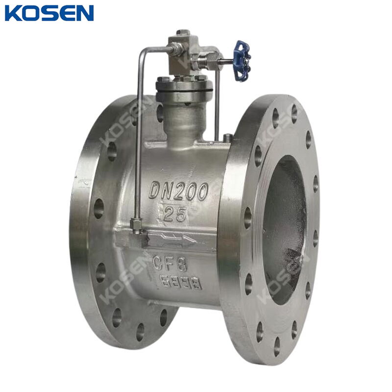 ASTM A351 CF8 Butterfly Check Valve, DN200, PN25, 8 Inch, RF
