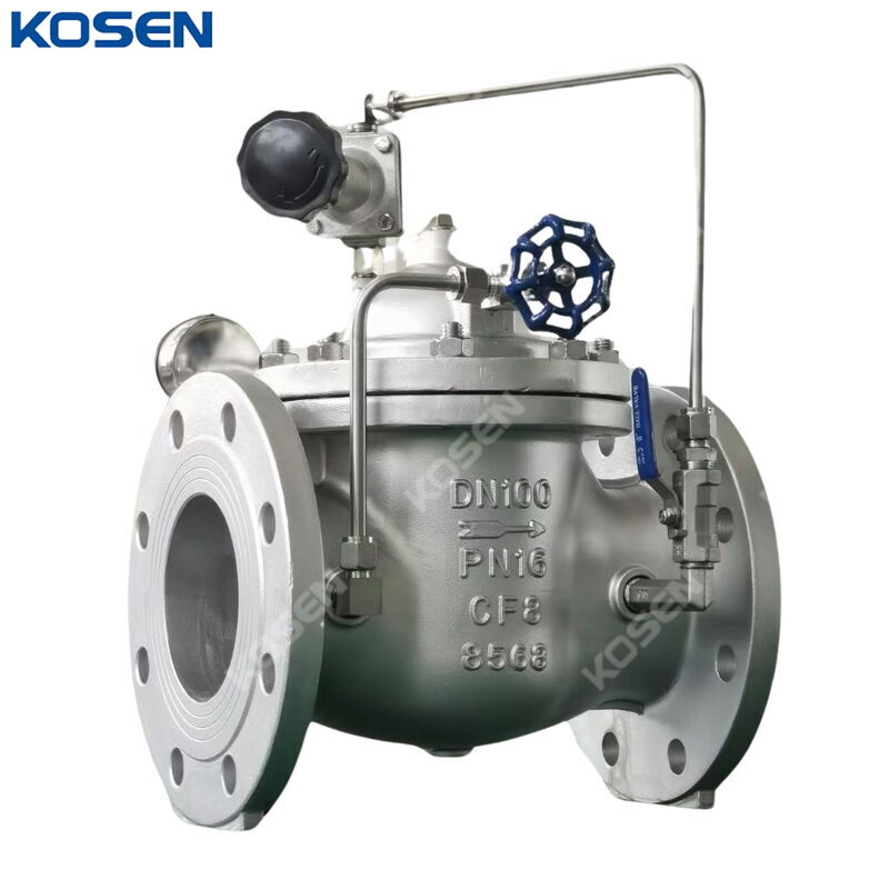 Floating Ball Control Valve, ASTM A351 CF8, DN100, PN16, RF
